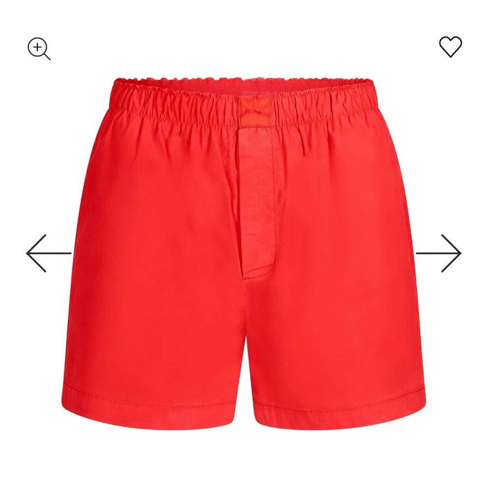 SKIMS cotton poplin boxer shorts